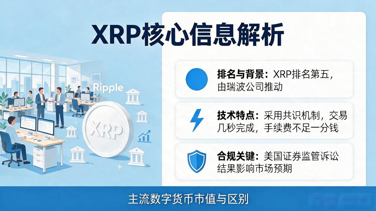 数字货币排名前十，一文看懂主流币市值与区别