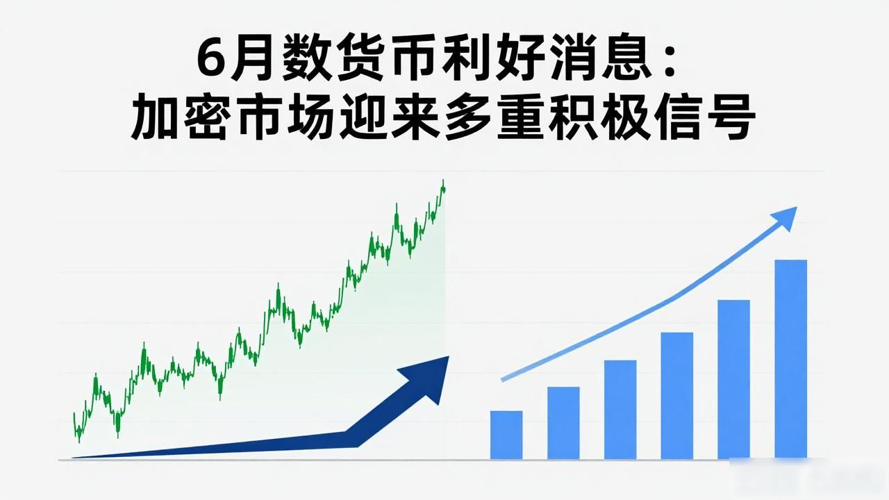 6月数字货币利好消息：加密市场迎来多重积极信号