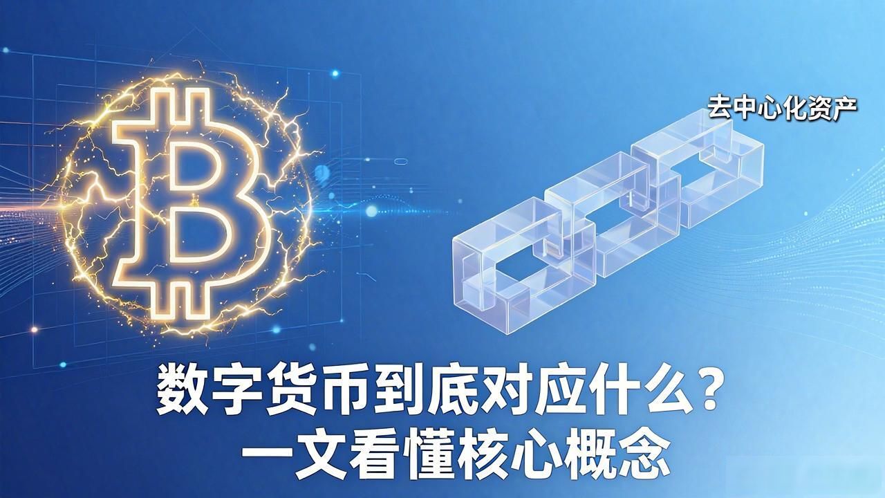 数字货币到底对应什么？一文看懂核心概念