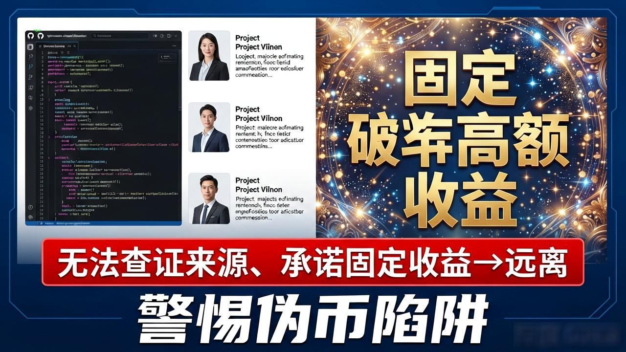 警惕伪币陷阱：一张图看清致命数字货币骗局