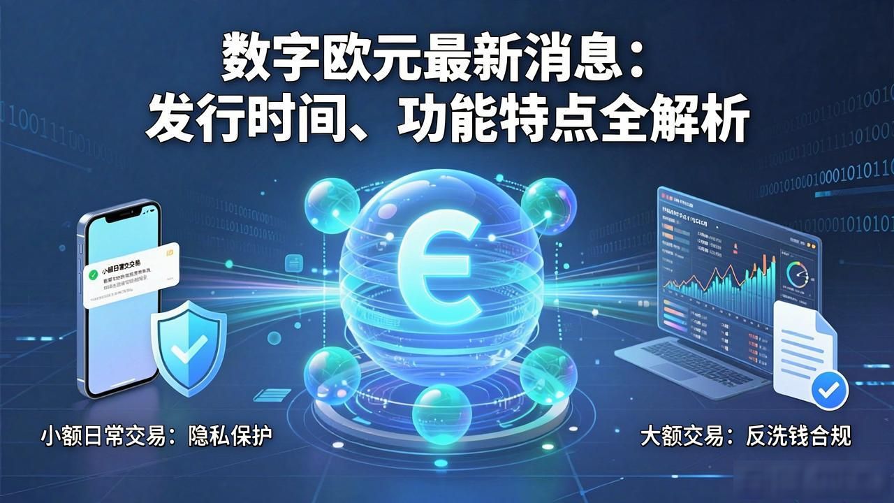 数字欧元最新消息：发行时间、功能特点全解析