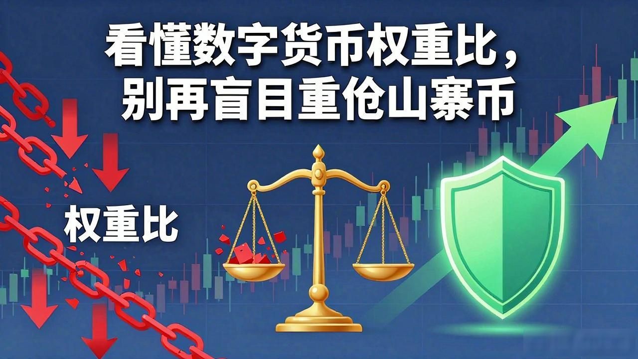 看懂数字货币权重比，别再盲目重仓山寨币