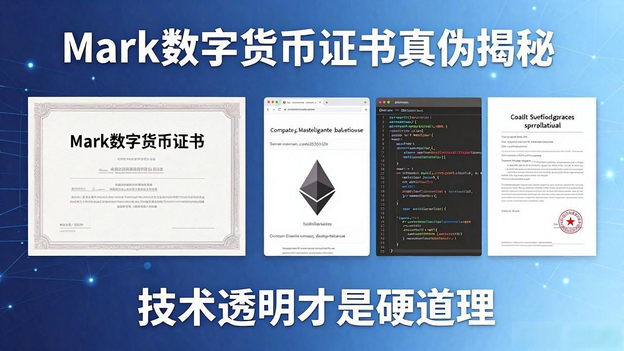 Mark数字货币证书真伪揭秘