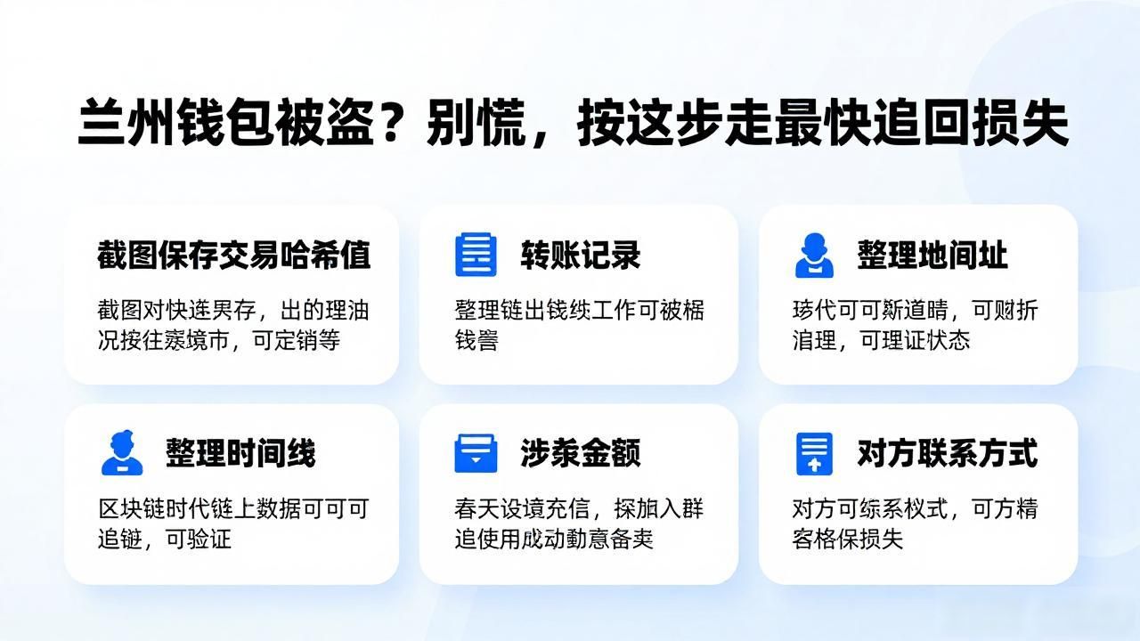 兰州钱包被盗？别慌，按这步走最快追回损失