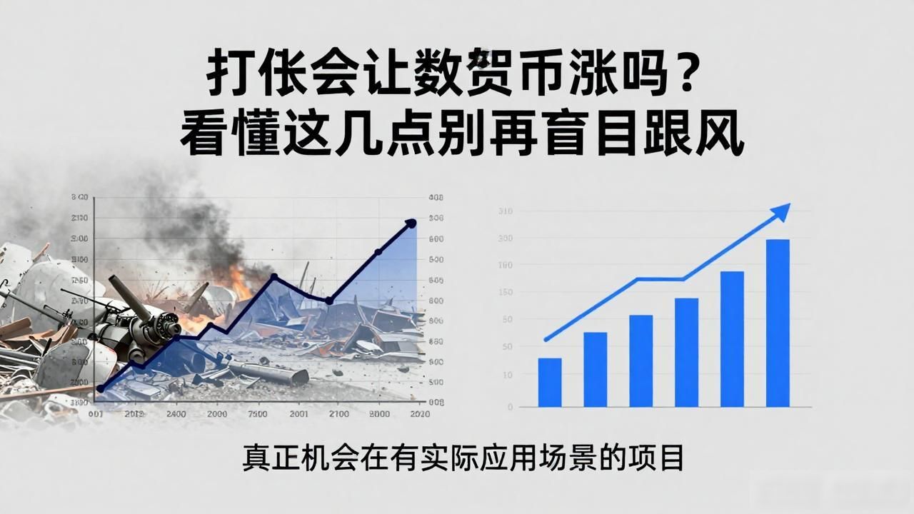 打仗会让数字货币涨吗？看懂这几点别再盲目跟风