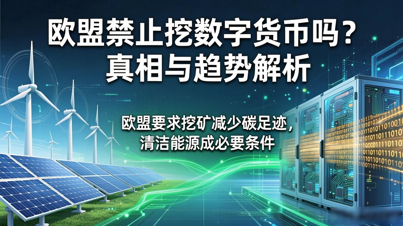 欧盟禁止挖数字货币吗？真相与趋势解析