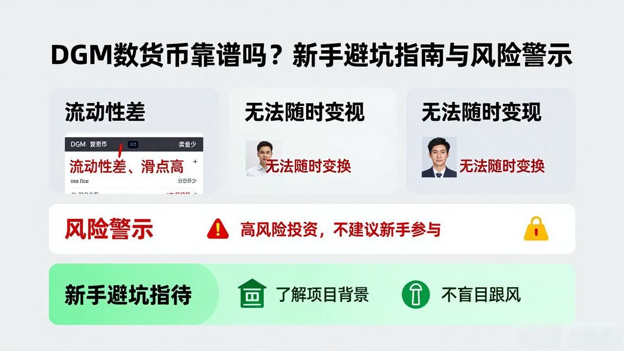 DGM数字货币靠谱吗？新手避坑指南与风险警示