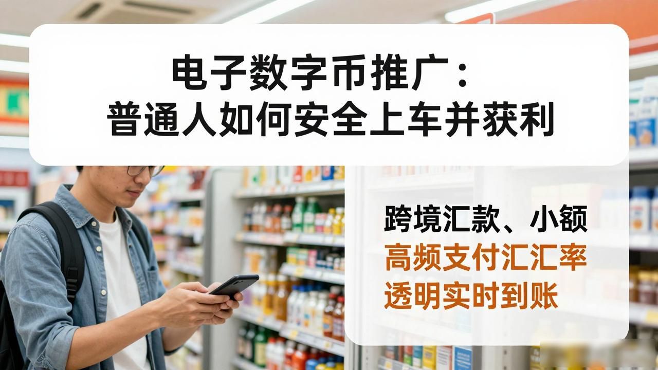 电子数字货币推广：普通人如何安全上车并获利