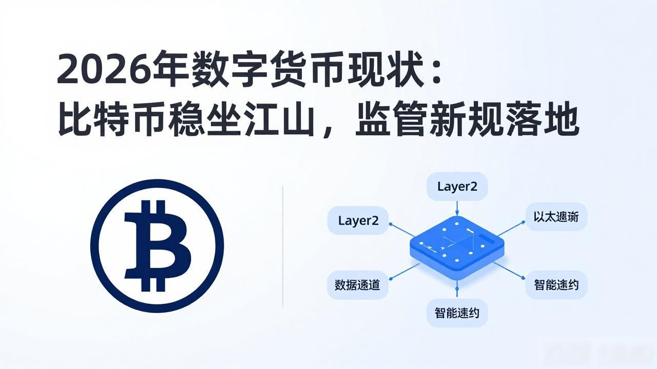 2026年数字货币现状：比特币稳坐江山，监管新规落地