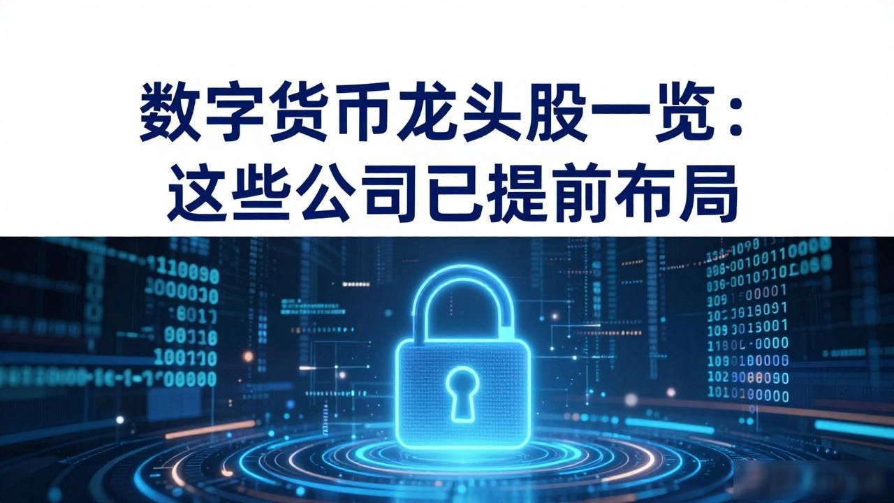 数字货币龙头股一览：这些公司已提前布局