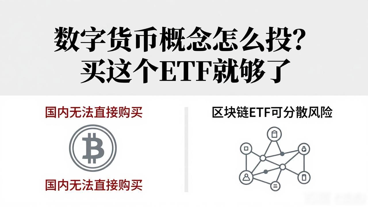 数字货币概念怎么投？买这个ETF就够了