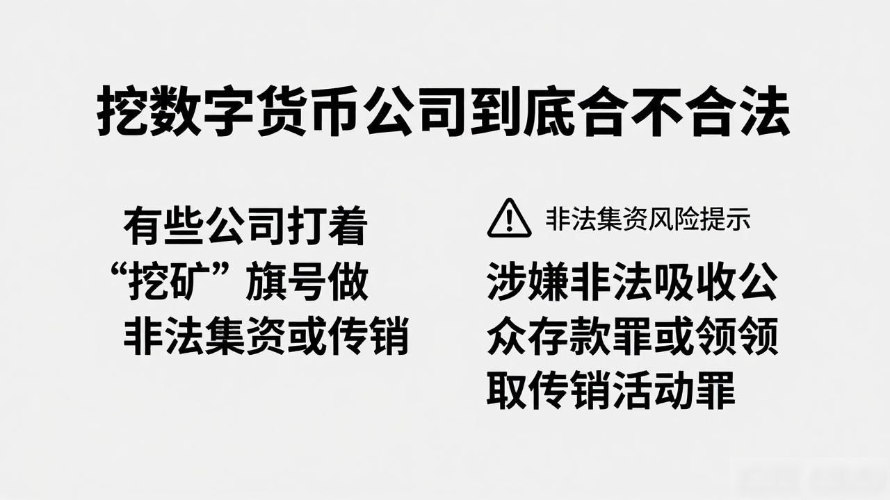挖数字货币公司到底合不合法