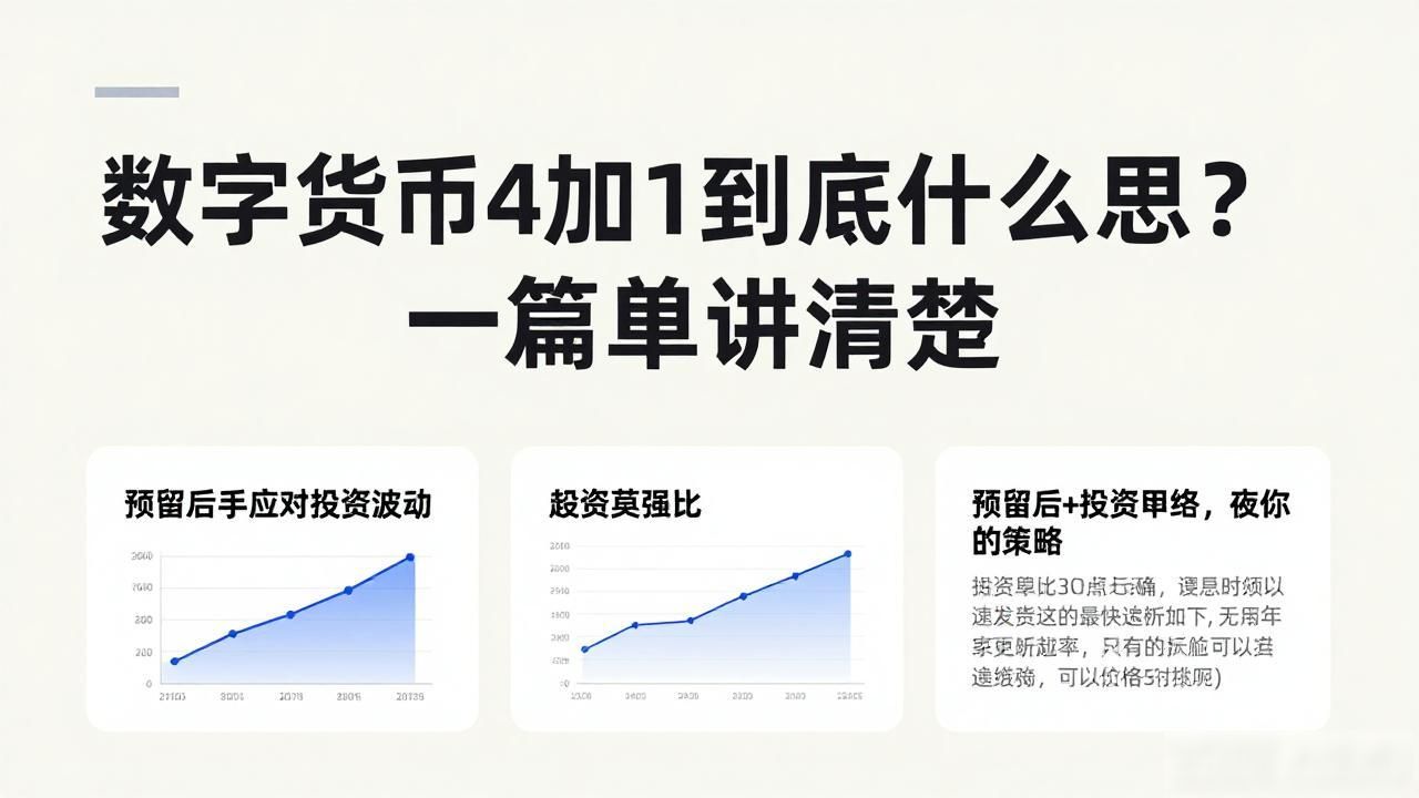 数字货币4加1到底什么意思？一篇文章讲清楚