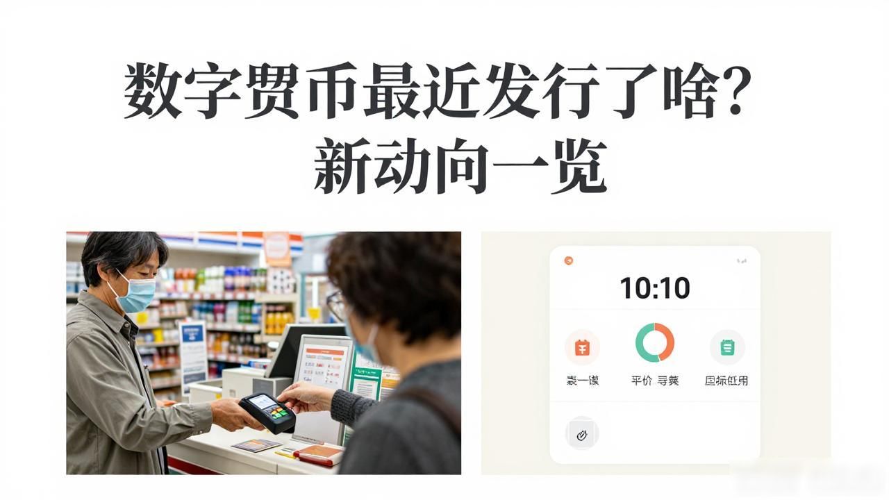 数字货币最近发行了啥？新动向一览