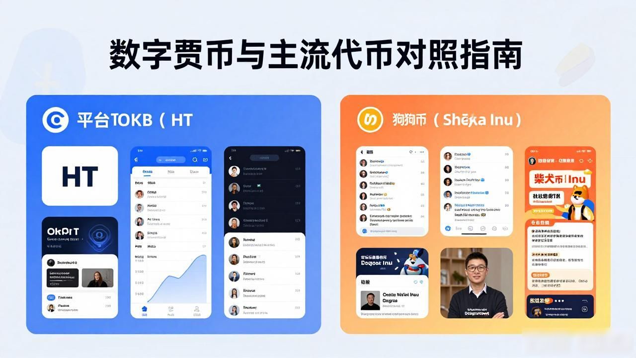 数字货币与主流代币对照指南