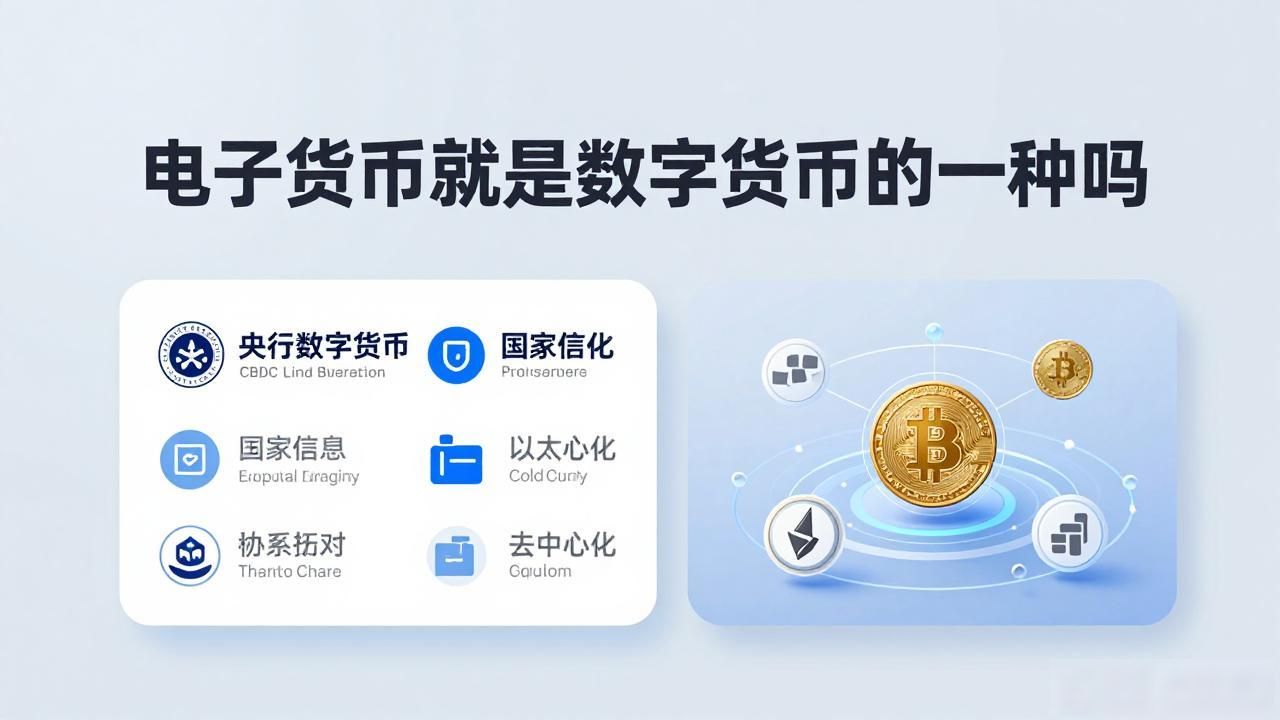 电子货币就是数字货币的一种吗
