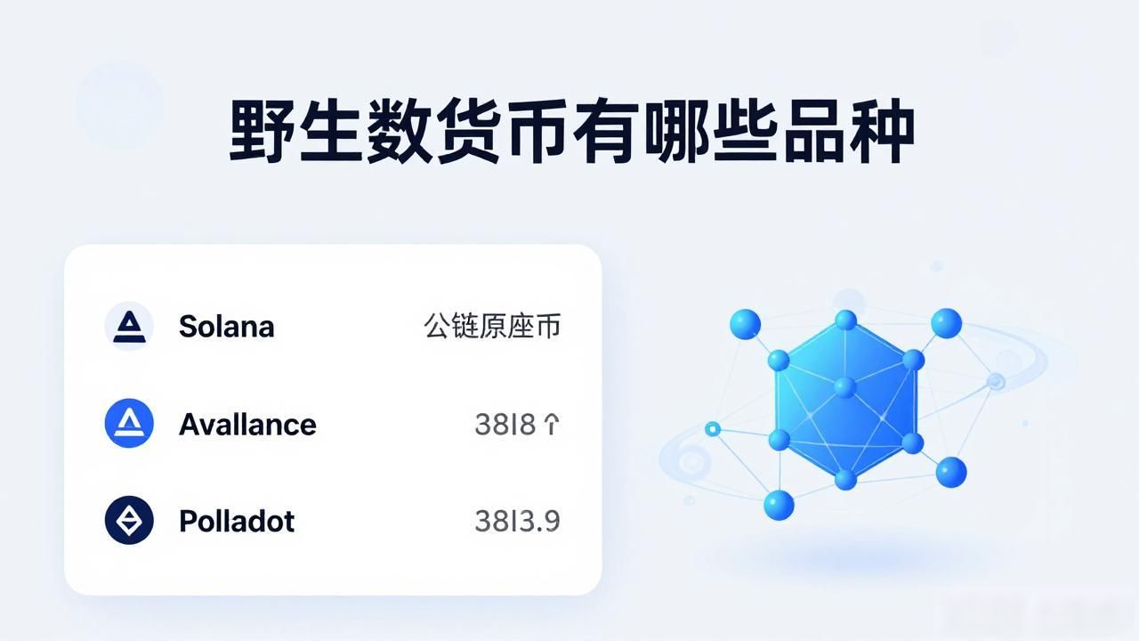 野生数字货币有哪些品种