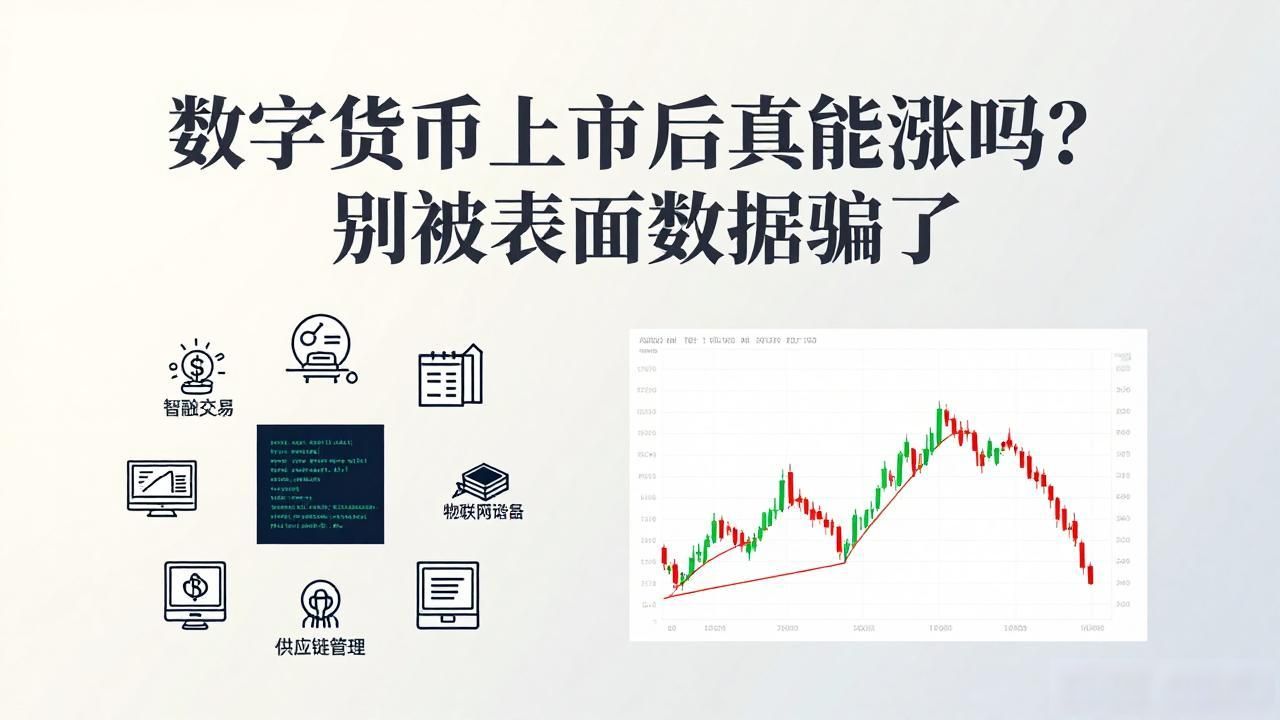 数字货币上市后真能涨吗？别被表面数据骗了